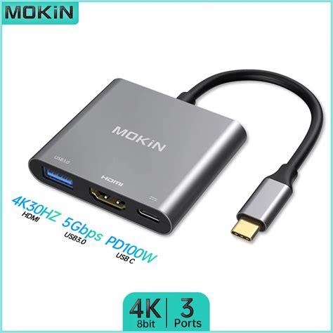 Mokin In Usb C Hdmi K W Pd Usb