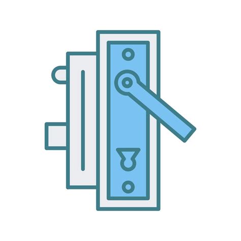 Door Handle Vector Icon 21392894 Vector Art At Vecteezy