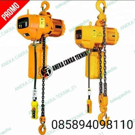 Jual Electric Chain Hoist Ton X Meter Volt Tokyolift