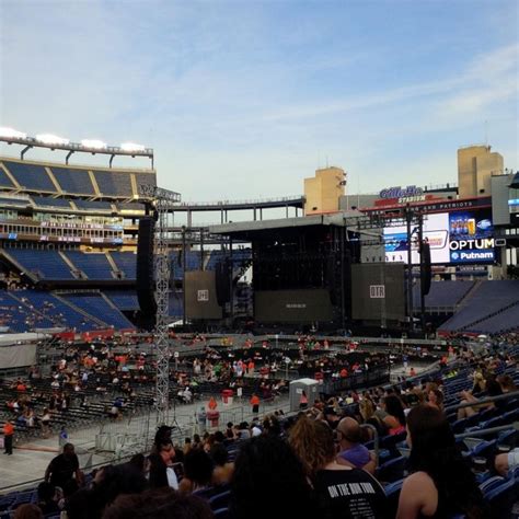 Gillette Stadium Section 135 Concert Seating