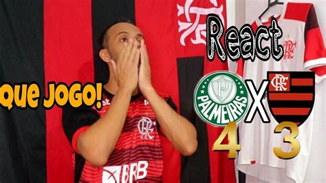 React Palmeiras X Flamengo Final Da Super Copa Youtube