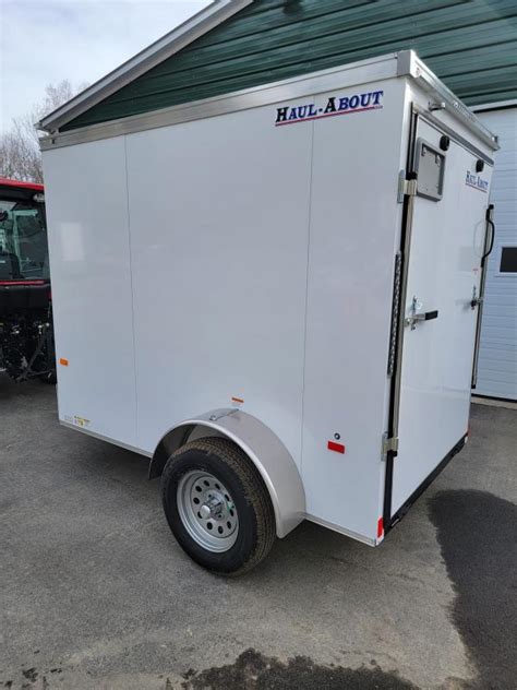 2023 Haul About 5x8 Cargo Trailer Rear Ramp Extra Height Cargo