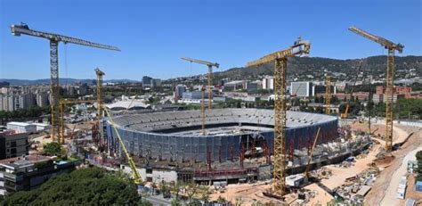 Así evoluciona las obras del Spotify Camp Nou 10 de mayo 2024