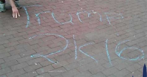 Pro Trump Graffiti Appears On Georgetown Campus