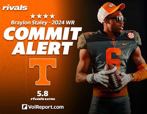 Commit Alert Tennessee Lands Star South Carolina Wr Braylon