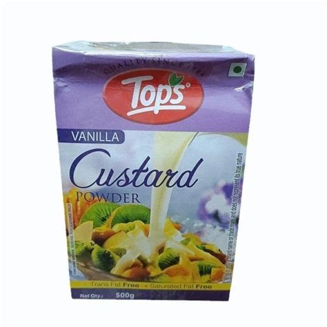 Egg Less Tops Vanilla Custard Powder For Cooking Packaging Size 500