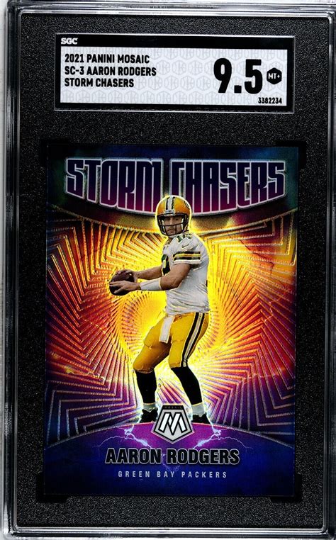 Mavin Panini Mosaic Football Aaron Rodgers Storm Chasers Sc