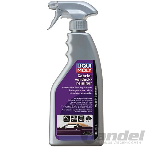 LIQUI MOLY CABRIO VERDECK REINIGER 500mL GEWEBE IMPRÄGNIERUNG 400mL