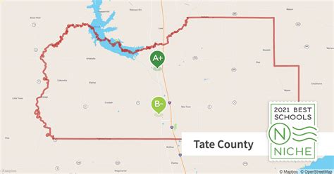 Tate County Map