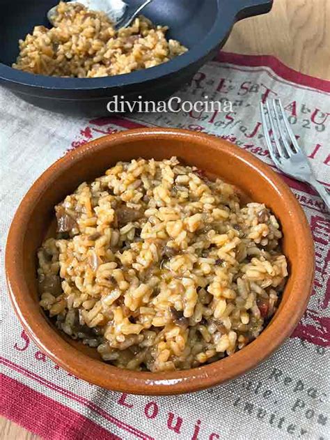 Receta De Arroz Con Setas O Champi Ones Divina Cocina