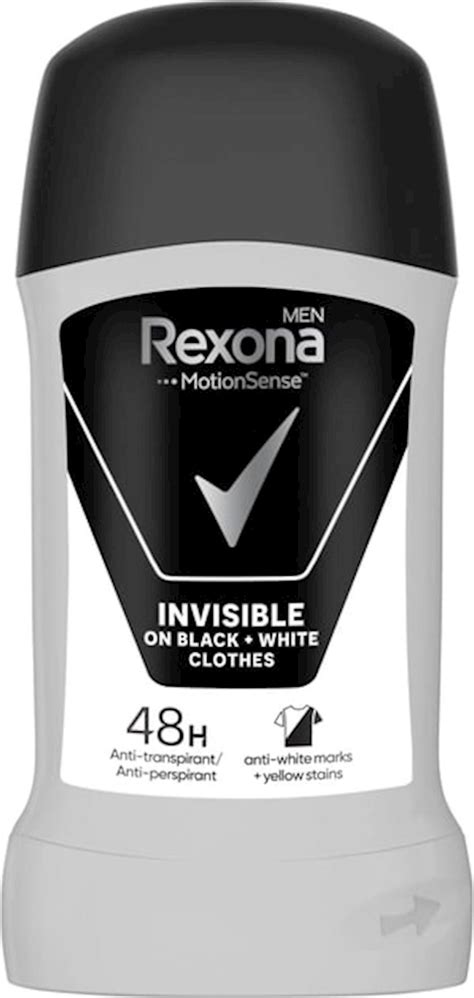 Антиперспирант Rexona MotionSense Invisible On Black White 40 г