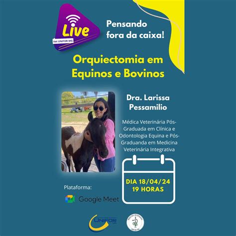 ALUNOS DO CURSO DE MEDICINA VETERINÁRIA PARTICIPARÃO DE WEBINAR QUE