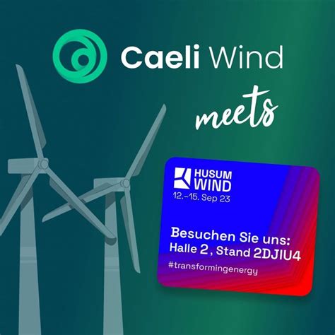 Caeli Wind Auf Der Husum Wind Digitaler Pioniergeist Trifft Auf