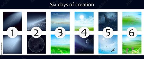 Earth Creation Six Days Of Creation Bible Creation Story Picture