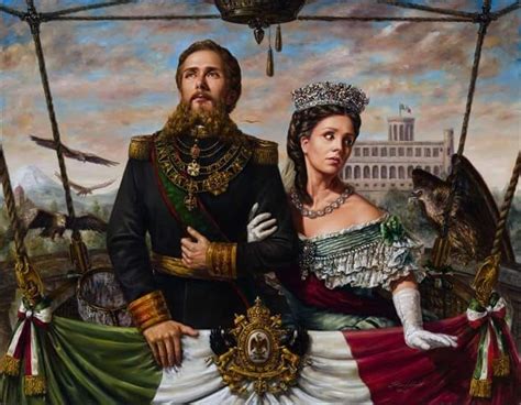 Maximiliano y Carlota Emperadores de México Brasile Cultura Paesaggi