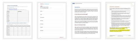 Social Media Strategy Outline Template 7 Samples For Pdf And Word