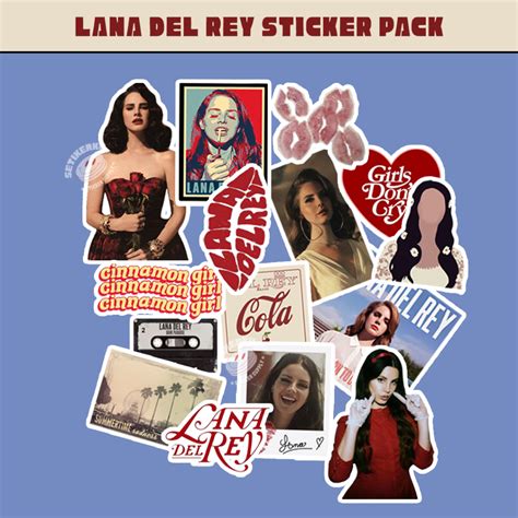 Jual Lana Del Rey Sticker Pack A6 15pcs Shopee Indonesia