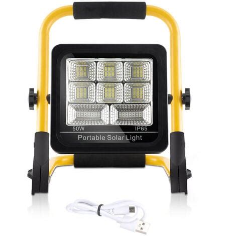 Hengda Projecteur Led Rechargeable W Projecteur Chantier Mah