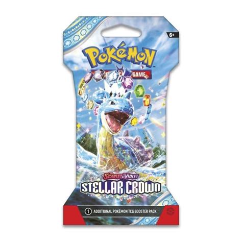 Pokémon Tcg Scarlet And Violet Stellar Crown Sleeved Booster Pack 10 Cards Pokémon Center