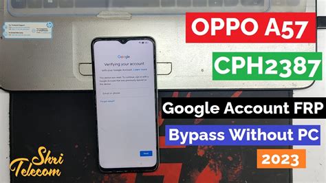 Oppo A Cph Google Account Frp Bypass Without Pc Shri