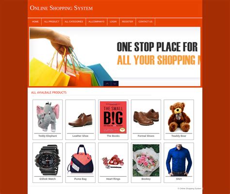 Online Shopping System Php Mysql Project Freeprojectz