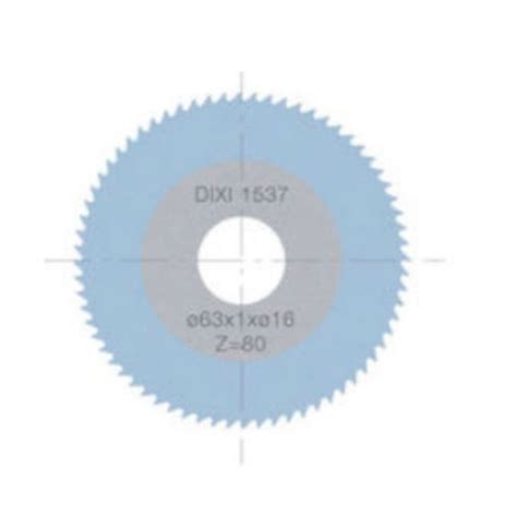 Fraise Scie Au Carbure Dixi Series Dixi Polytool Pour Acier