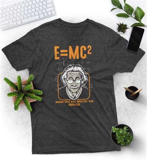 Albert Einstein Emc2 T Shirt Geeky Ts Genius Friend Etsy