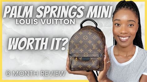 LOUIS VUITTON PALM SPRINGS MINI REVIEW PROS CONS WEAR TEAR