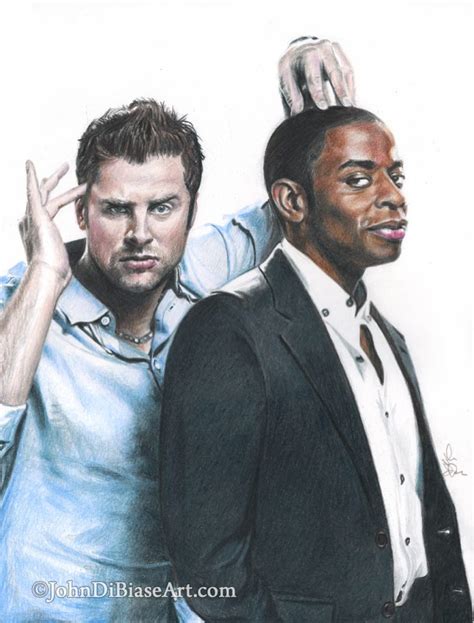 Shawn And Gus As Magic Head From TVs Psych Freehand Colored Pencil