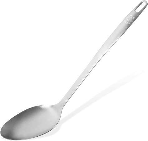 Imeea Slotted Spoon Serving Spoon Stainless Steel Perforated Spoon 12 8