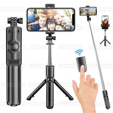 Bluetooth Smartphone Selfie Stick Handy Stativ In Tripod Selfie