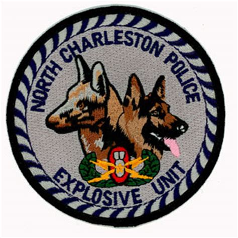 North Charleston Police Explosive Unit Patch-Elite K-9