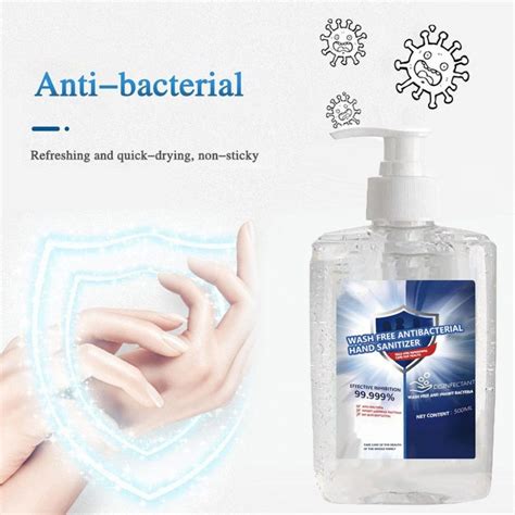 300ml Antibacterial Hand Sanitizer Moisturizing Disposable Waterless ...