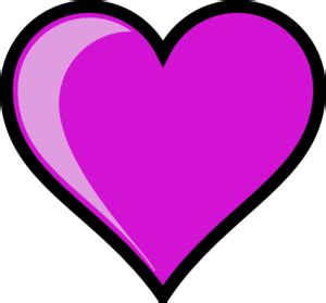 Purple Heart Clip Art At Clker Vector Clip Art Online Royalty