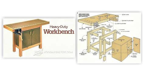 Small Workbench Plans • WoodArchivist