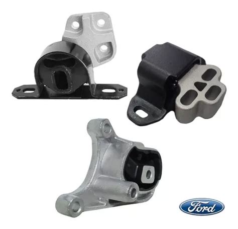 Kit 3 Coxim Motor Câmbio Ford Ka 2000 2001 2002 2003 2004