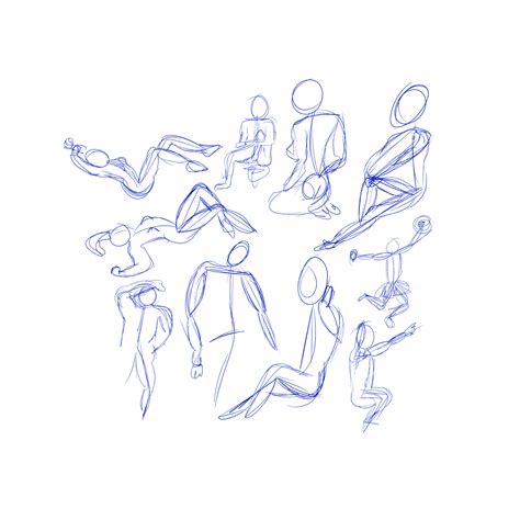 Simple Gesture Drawing Poses