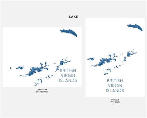 british virgin islands map print bvi wall art poster tortola virgin