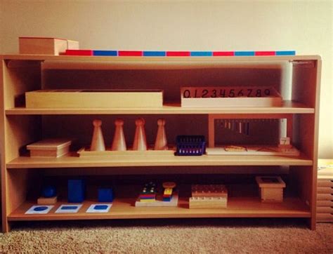 Stunning Montessori Math And Sensorial Shelf