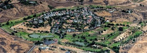 Summitpointe Golf Club Golf Course Aerial Photograph by David Oppenheimer