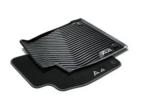 2017 Audi A4 Premium Textile Floor Mats Set Of 4 Wearing Tufted