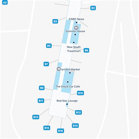 Charlotte Douglas Airport Map | CLT Terminal Guide