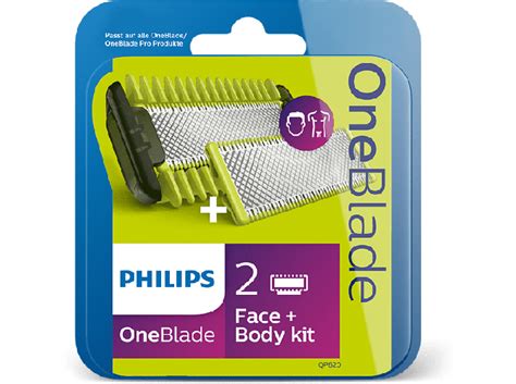 Купить Сменные лезвия Philips OneBlade Face + Body Kit QP620/50 2шт ...