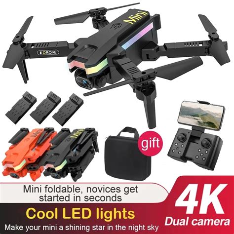 Mini Xt Drone K Professional Hd Camera Wifi Fpv Quadcopter Led Lights