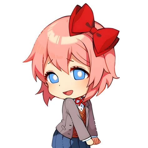 Sayori Literature Club Chibi Literature