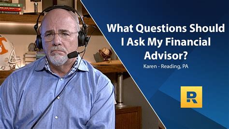 What Questions Should I Ask My Financial Advisor Youtube