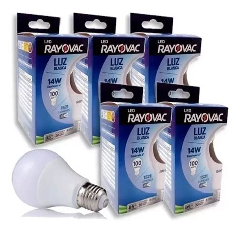 Lampara Led Blanca Rayovac W W Lumens E Pack X