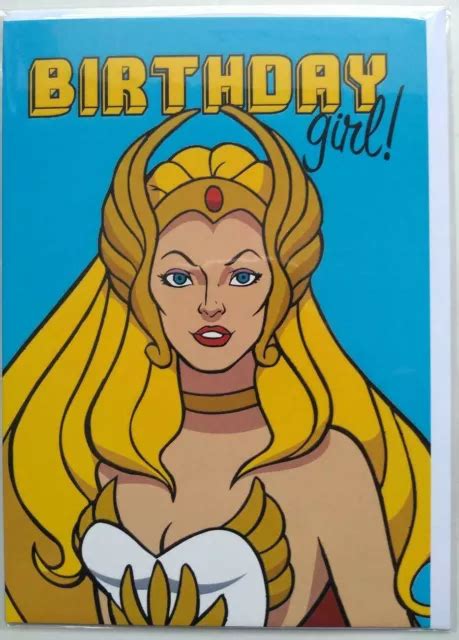 She Ra Geburtstagskarte Shera Geburtstagskarte Prinzessin Der Macht