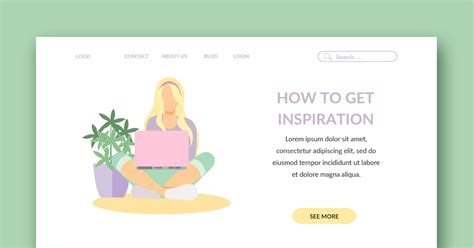 landing page template, Graphic Templates - Envato Elements