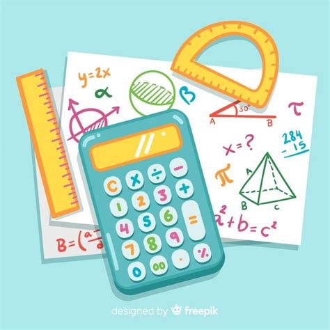 Premium Vector | Cartoon math elements background | Faaliyetler ...